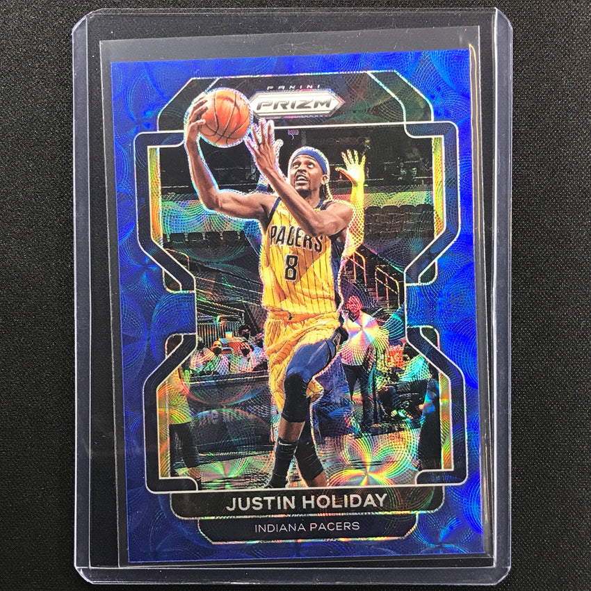 2021-22 Prizm Justin Holiday Choice Blue Scope 29/39