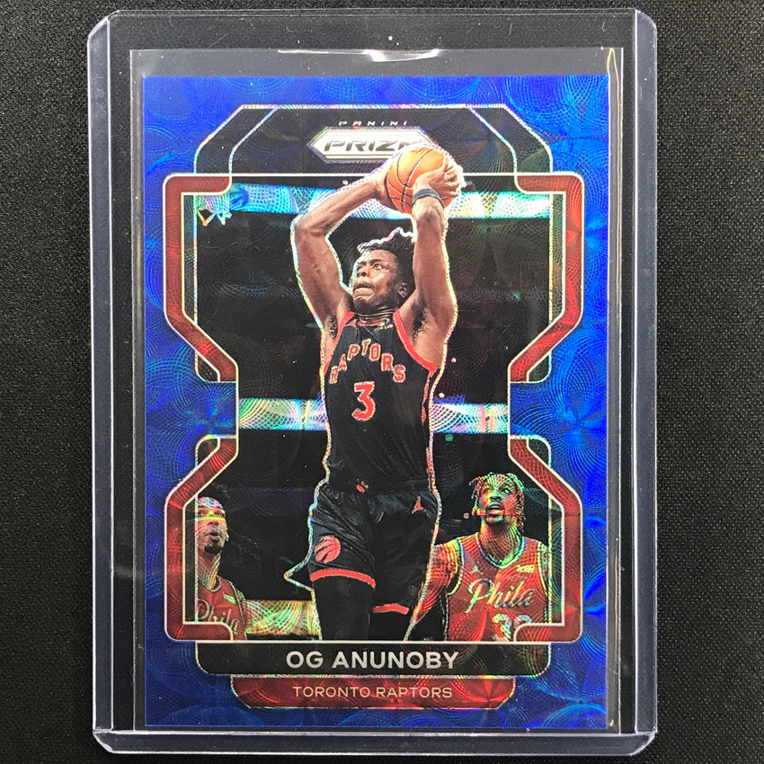 2021-22 Prizm Og Anunoby Choice Blue Scope 38/39