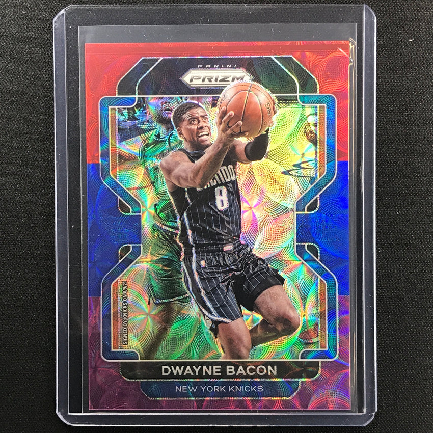 2021-22 Prizm Dwayne Bacon Choice Red Blue Purple 15/15