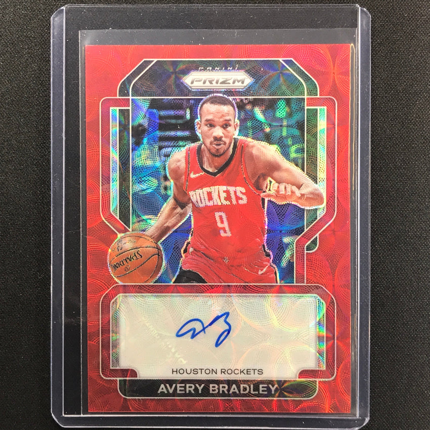 2021-22 Prizm AVERY BRADLEY Choice Signatures Auto Red Scope #ABD