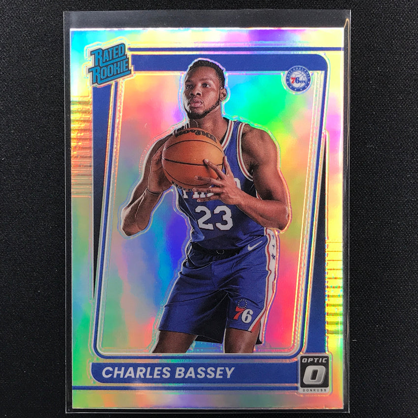 2021-22 Donruss Optic CHARLES BASSEY Rated Rookie Holo Silver #163
