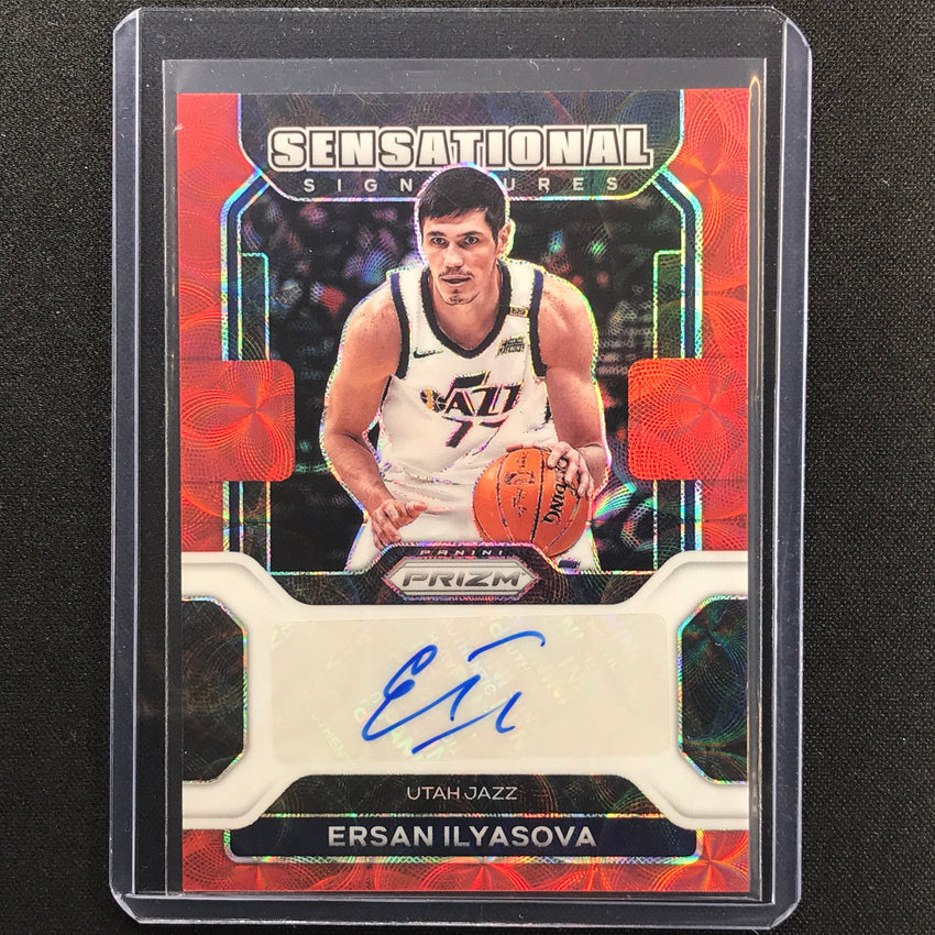 2021-22 Prizm ERSAN ILYASOVA Choice Sensational Signatures Auto Red Scope #EIL