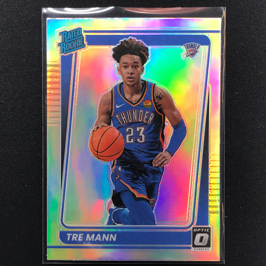 2021-22 Donruss Optic TRE MANN Rated Rookie Holo Silver #168