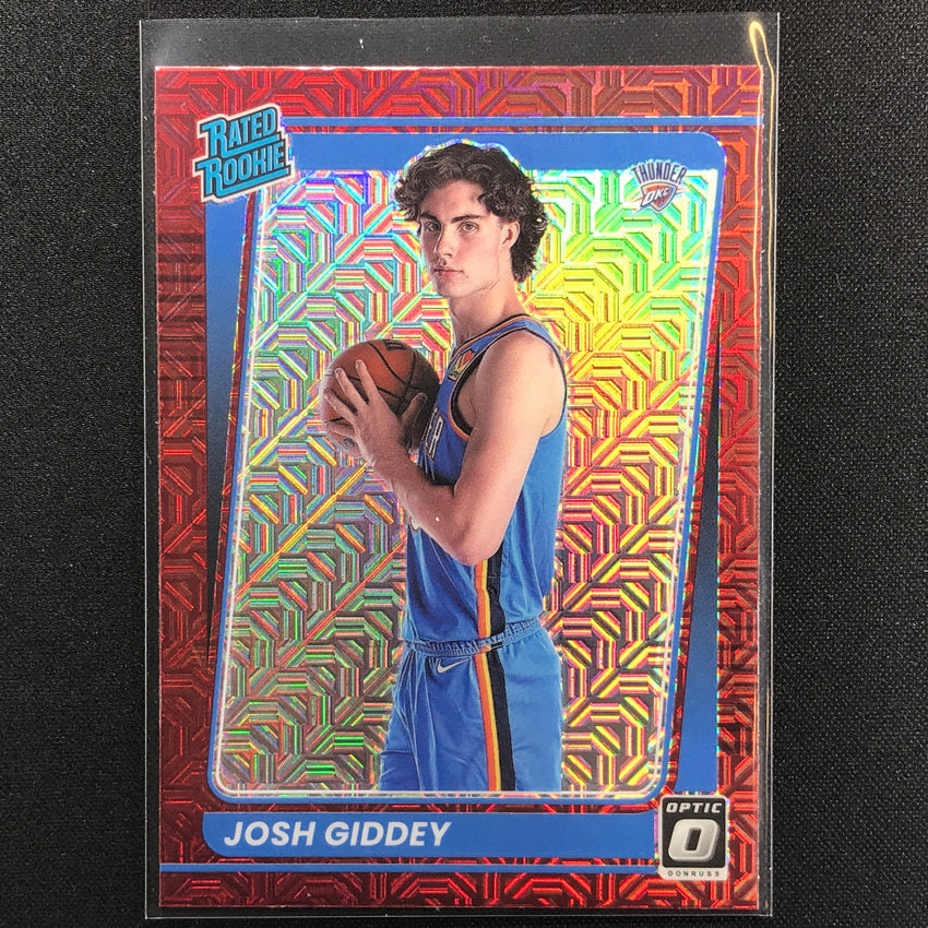 2021-22 Donruss Optic JOSH GIDDEY Rated Rookie Choice Base Red #152