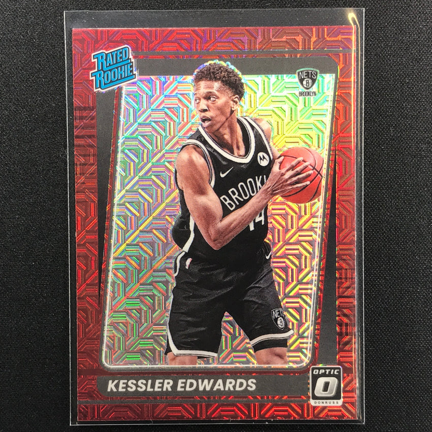 2021-22 Donruss Optic KESSLER EDWARDS Rated Rookie Choice Base Red #154
