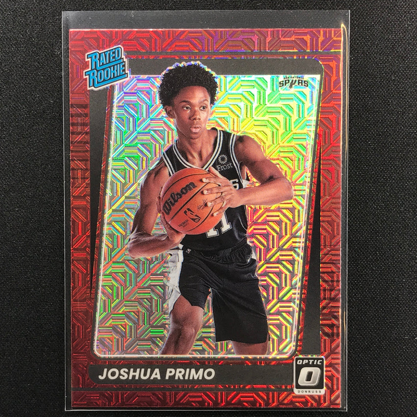 2021-22 Donruss Optic JOSHUA PRIMO Rated Rookie Choice Base Red #162