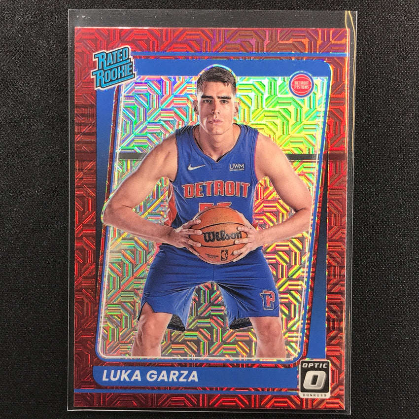 2021-22 Donruss Optic LUKA GARZA Rated Rookie Choice Base Red #164