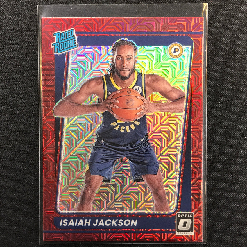 2021-22 Donruss Optic ISAIAH JACKSON Rated Rookie Choice Base Red #167