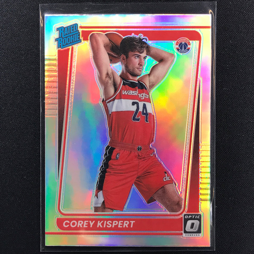 2021-22 Donruss Optic COREY KISPERT Rated Rookie Holo Silver #183