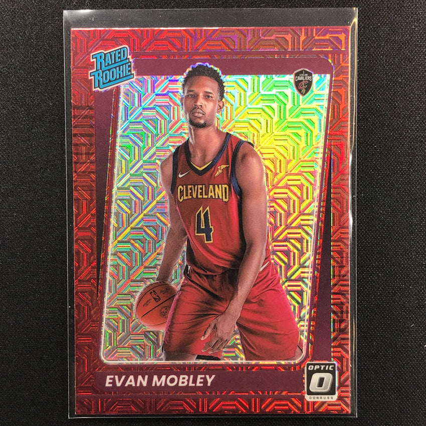 2021-22 Donruss Optic EVAN MOBLEY Rated Rookie Choice Base Red #175