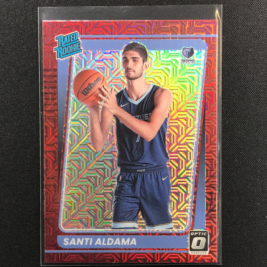2021-22 Donruss Optic SANTI ALDAMA Rated Rookie Choice Base Red #176