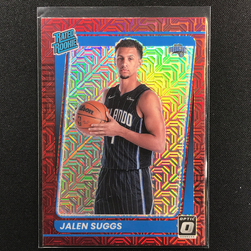 2021-22 Donruss Optic JALEN SUGGS Rated Rookie Choice Base Red #179