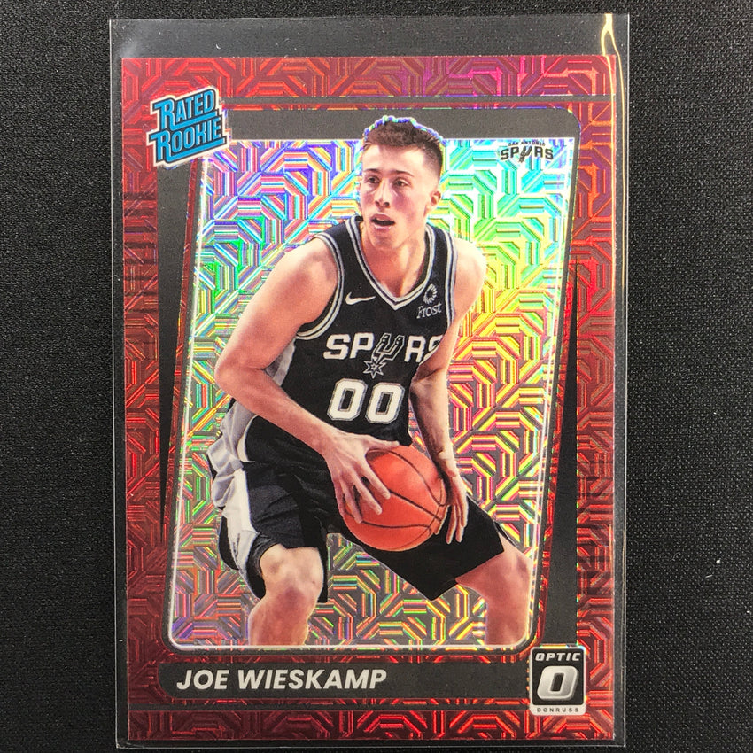 2021-22 Donruss Optic JOE WIESKAMP Rated Rookie Choice Base Red #180
