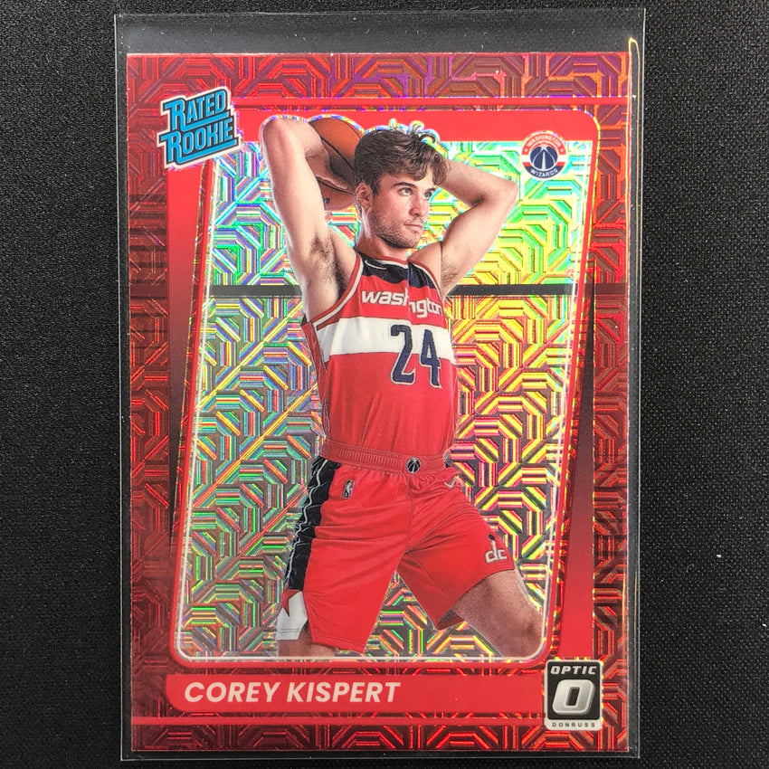 2021-22 Donruss Optic COREY KISPERT Rated Rookie Choice Base Red #183