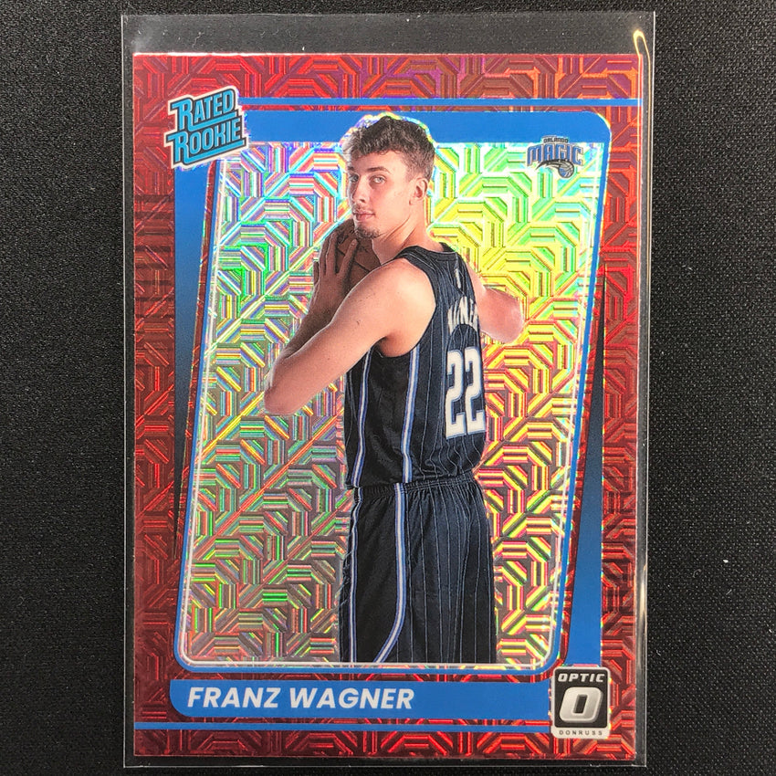 2021-22 Donruss Optic Franz Wagner Rated Rookie Choice Base Red No 185