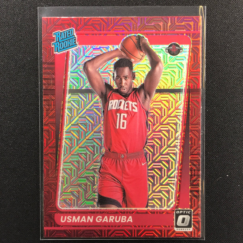 2021-22 Donruss Optic USMAN GARUBA Rated Rookie Choice Base Red #188
