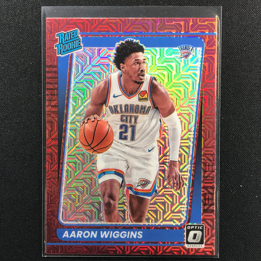 2021-22 Donruss Optic AARON WIGGINS Rated Rookie Choice Base Red #191