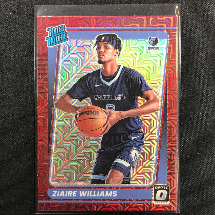 2021-22 Donruss Optic ZIAIRE WILLIAMS Rated Rookie Choice Base Red #198