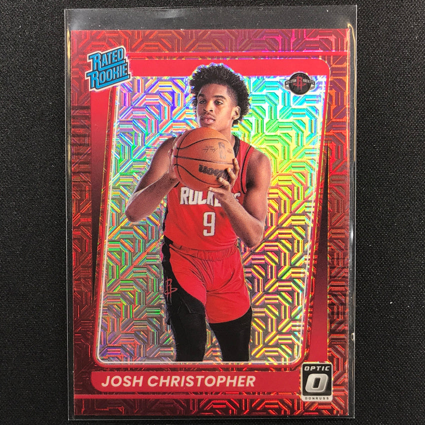 2021-22 Donruss Optic JOSH CHRISTOPHER Rated Rookie Choice Base Red #200