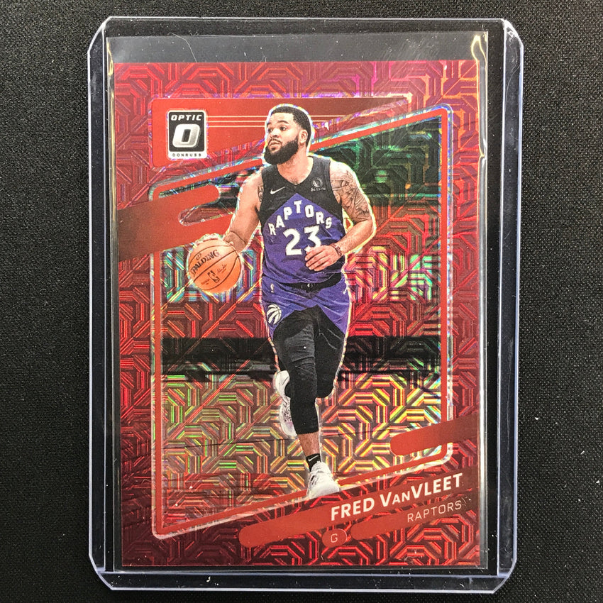 2021-22 Donruss Optic Fred Vanvleet Choice Red 23/88