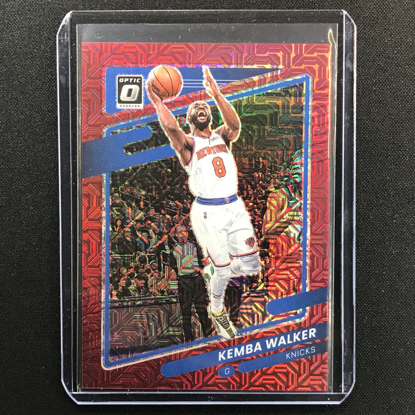 2021-22 Donruss Optic Kemba Walker Choice Red 25/88