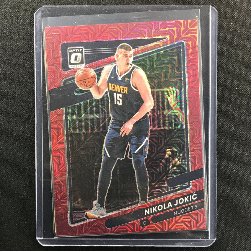 2021-22 Donruss Optic Nikola Jokic Choice Red 29/88