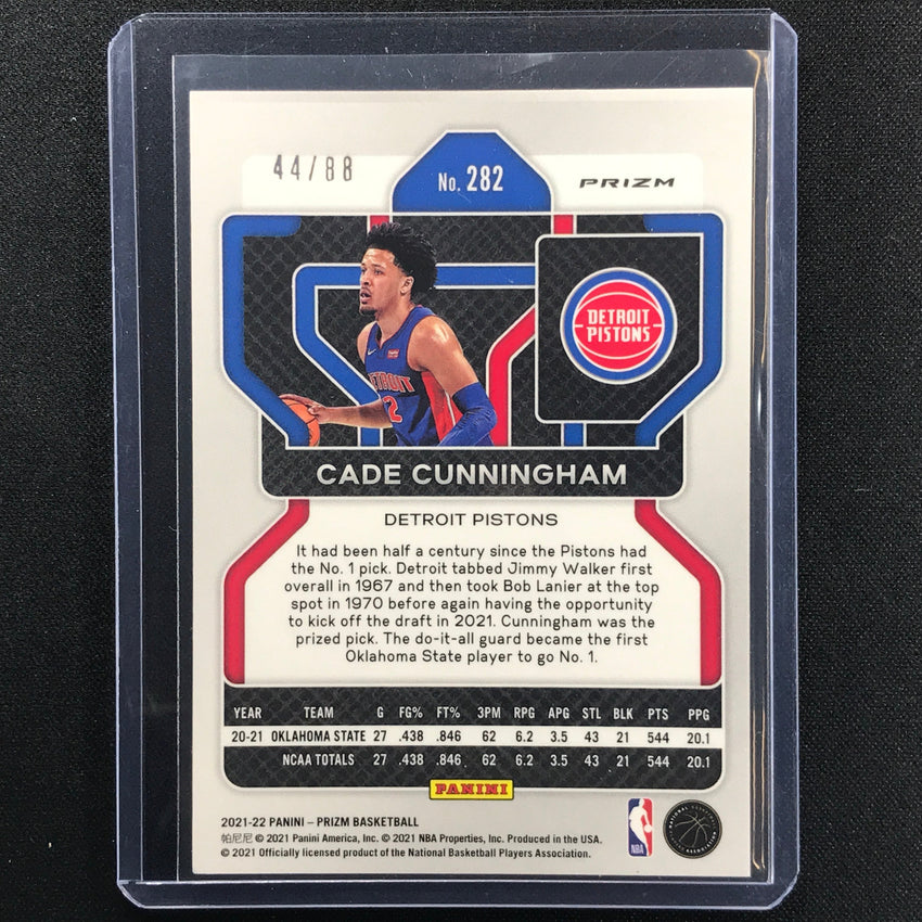 2021-22 Prizm CADE CUNNINGHAM Choice Rookie Red Scope 44/88