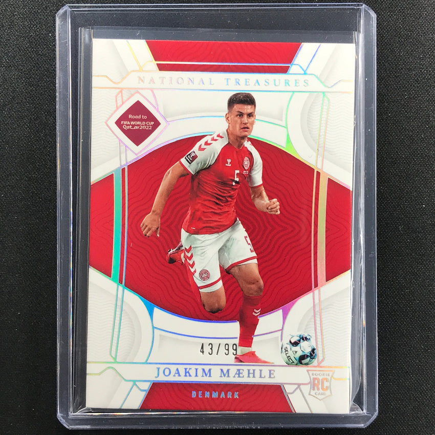 2022 National Treasures World Cup Qatar Joakim Maehle Rookie Base 43/99