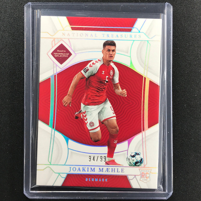 2022 National Treasures World Cup Qatar Joakim Maehle Rookie Base 94/99