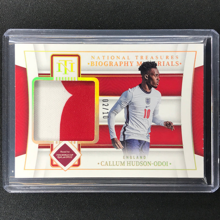 2022 National Treasures World Cup Qatar Callum Hudson-odoi Biography Gold 2/10