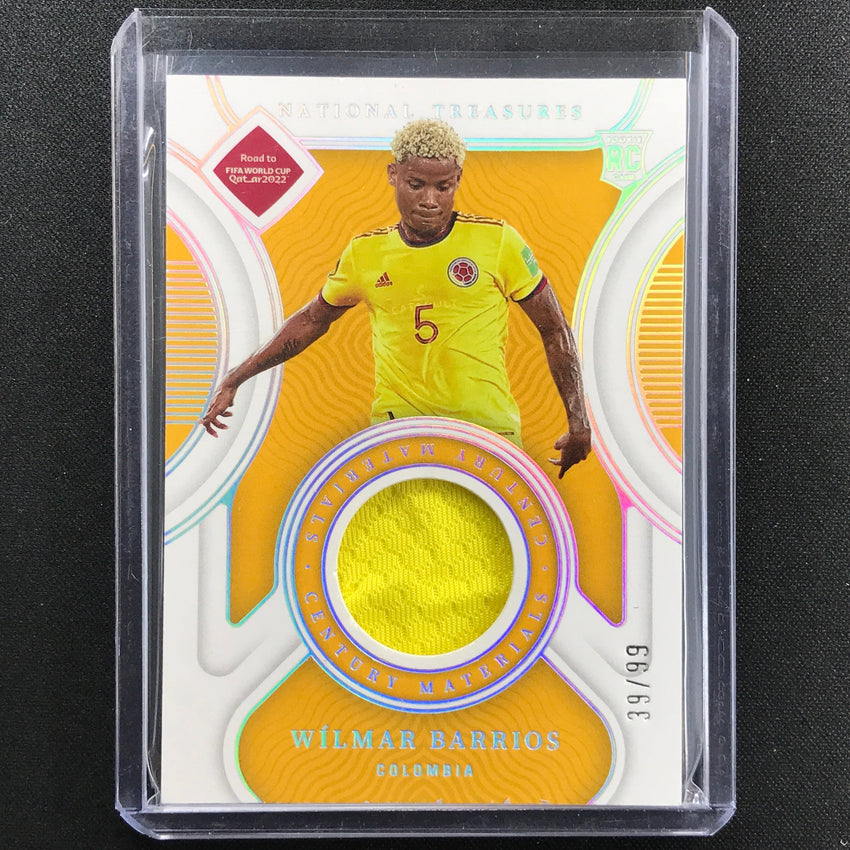 2022 National Treasures World Cup Qatar Wilmar Barrios Rookie Century Relic /99