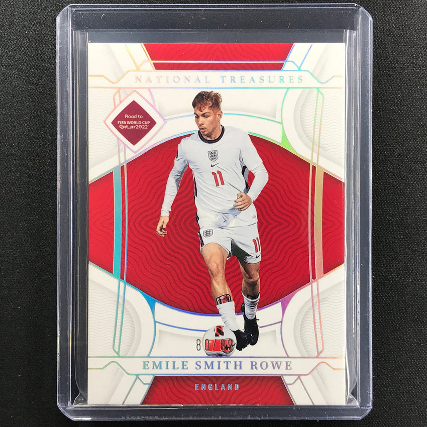 2022 National Treasures World Cup Qatar Emile Smith Rowe Base 80/99