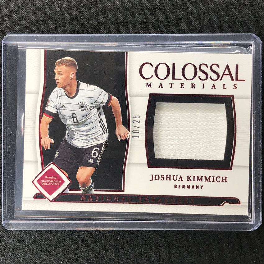 2022 National Treasures World Cup Qatar Joshua Kimmich Colossal Materials 10/25