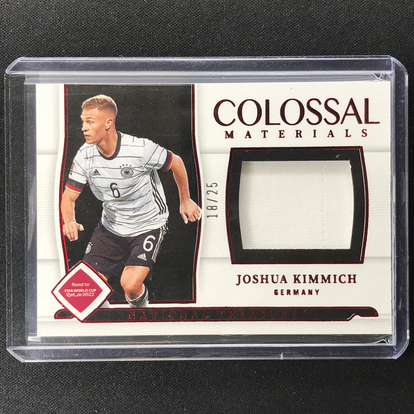 2022 National Treasures World Cup Qatar Joshua Kimmich Colossal Materials 18/25