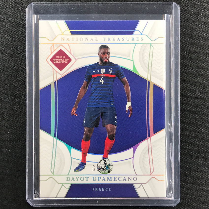 2022 National Treasures World Cup Qatar Dayot Upamecano Base 68/99