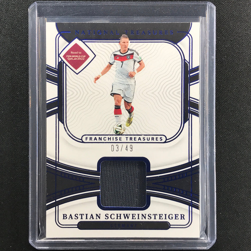 2022 National Treasures World Cup Qatar Bastian Schweinsteiger Franchise 3/49