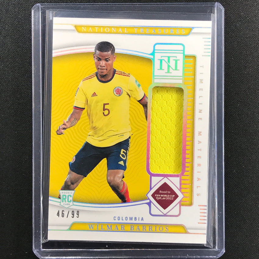 2022 National Treasures World Cup Qatar Wilmar Barrios Timeline Materials 46/99