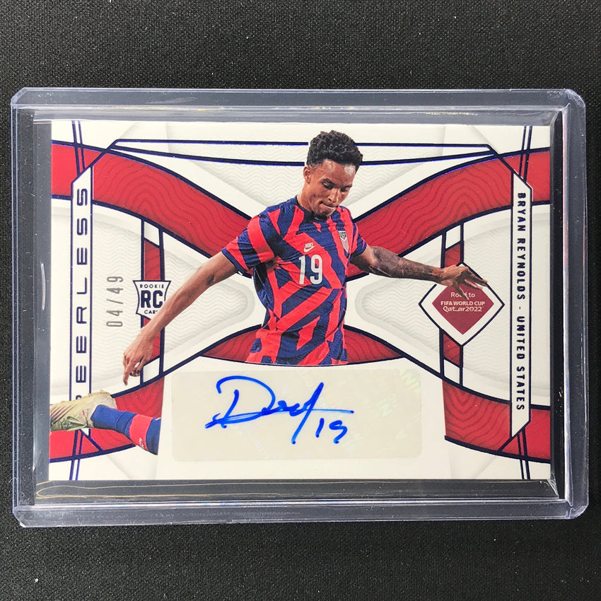 2022 National Treasures World Cup Qatar Bryan Reynolds Rookie Peerless Auto 4/49