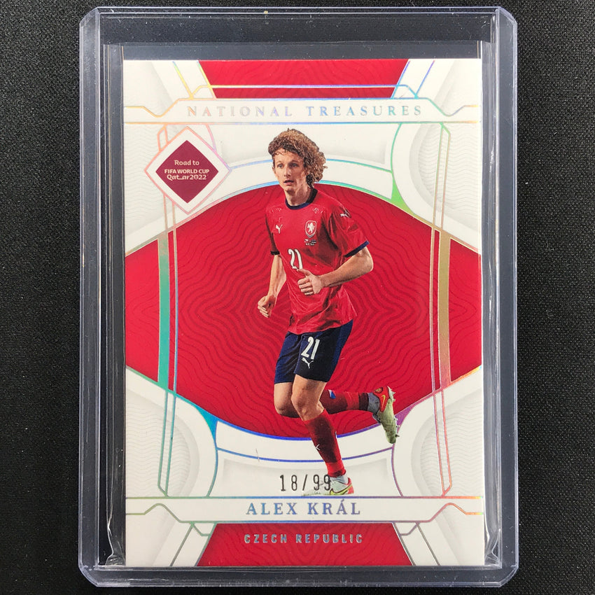 2022 National Treasures World Cup Qatar Alex Kral Base 18/99