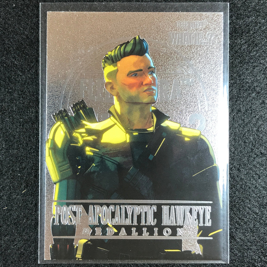 2023 Marvel What If... S1 Post-apocalyptic Hawkeye Medallion Base No 6