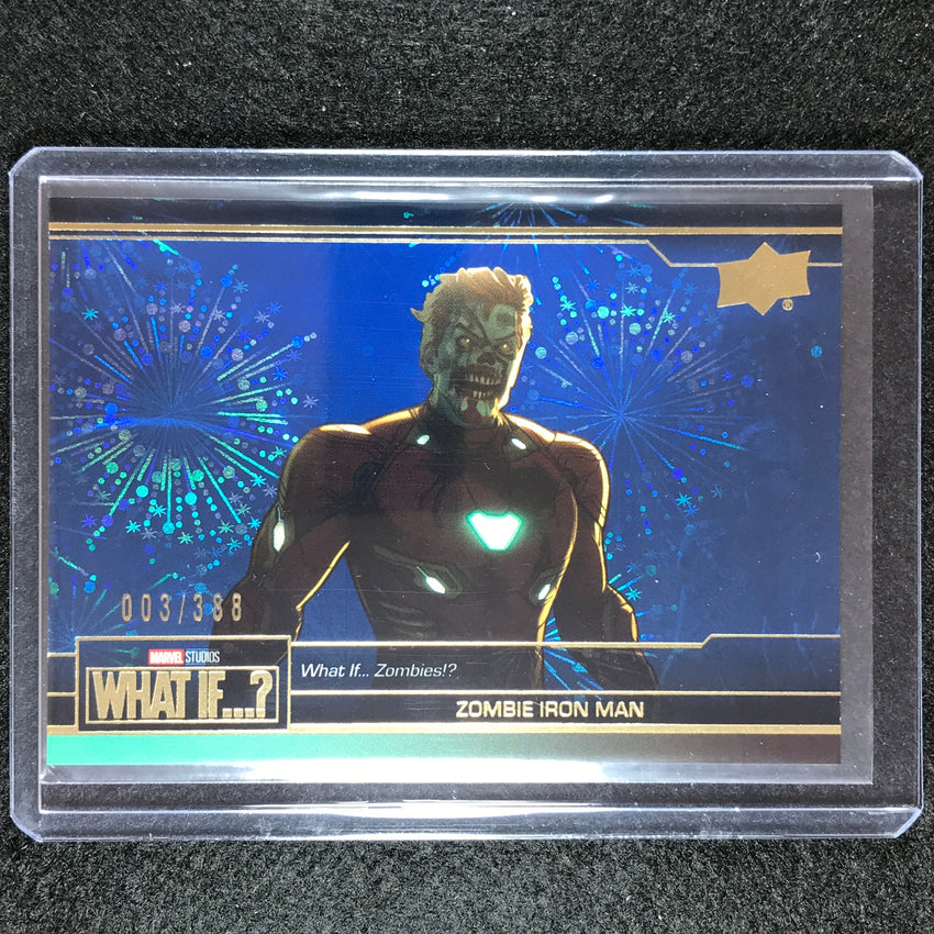 2023 Marvel What If... S1 Zombie Iron Man Possibilities Blue 003/388