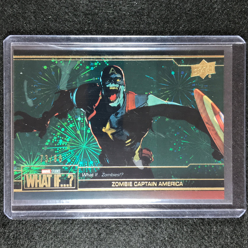 2023 Marvel What If... S1 Zombie Captain America Possibilities Green 73/88