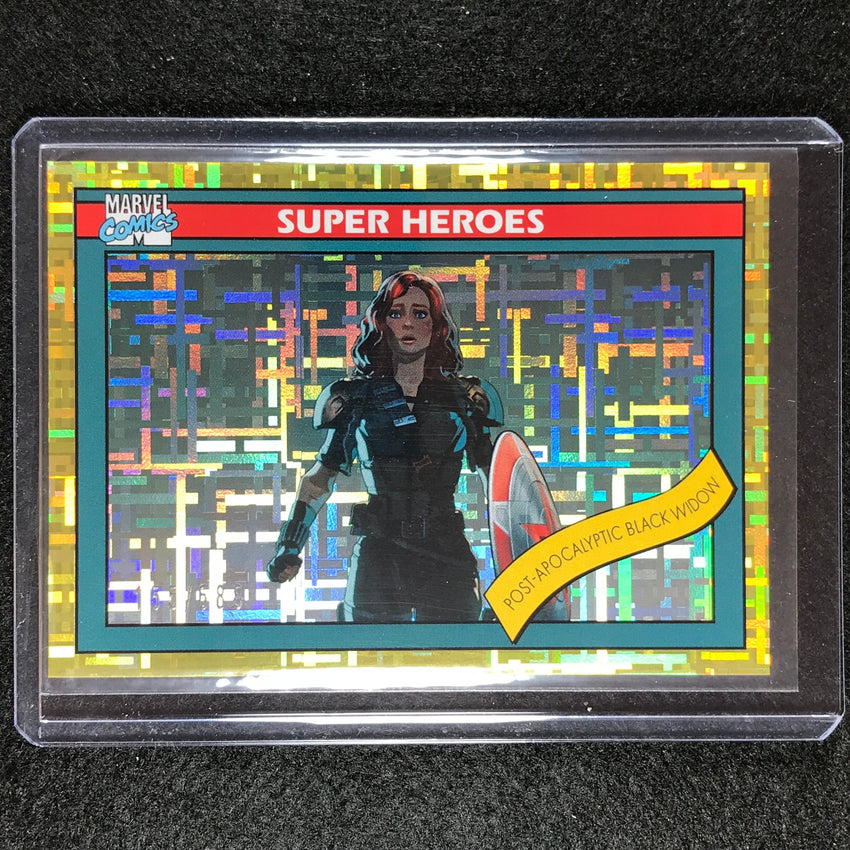 2023 Marvel What If... Post-apocalyptic Black Widow Dimensions Gold 155/688