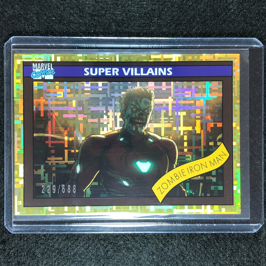 2023 Marvel What If... S1 Zombie Iron Man 1990 Dimensions Gold 229/688