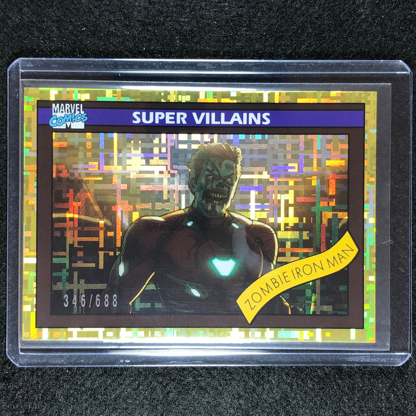 2023 Marvel What If... S1 Zombie Iron Man 1990 Dimensions Gold 346/688