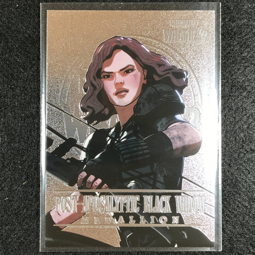 2023 Marvel What If... S1 Post-apocalyptic Black Widow Medallion Base No 15