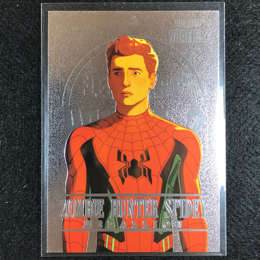 2023 Marvel What If... S1 Zombie Hunter Spidey Medallion Base No 16