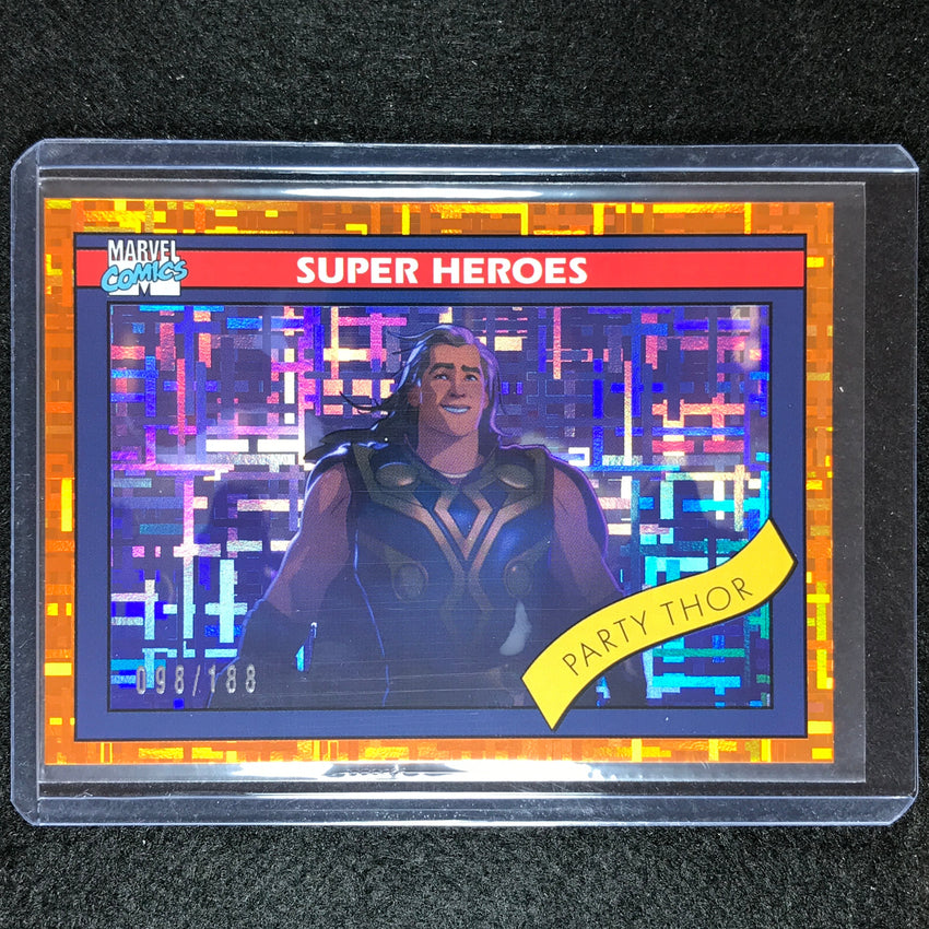 2023 Marvel What If... S1 Party Thor 1990 Dimensions Orange 098/188