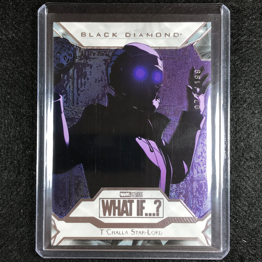 2023 Marvel What If... S1 Tchalla Star-lord Black Diamond Base Silver 77/199