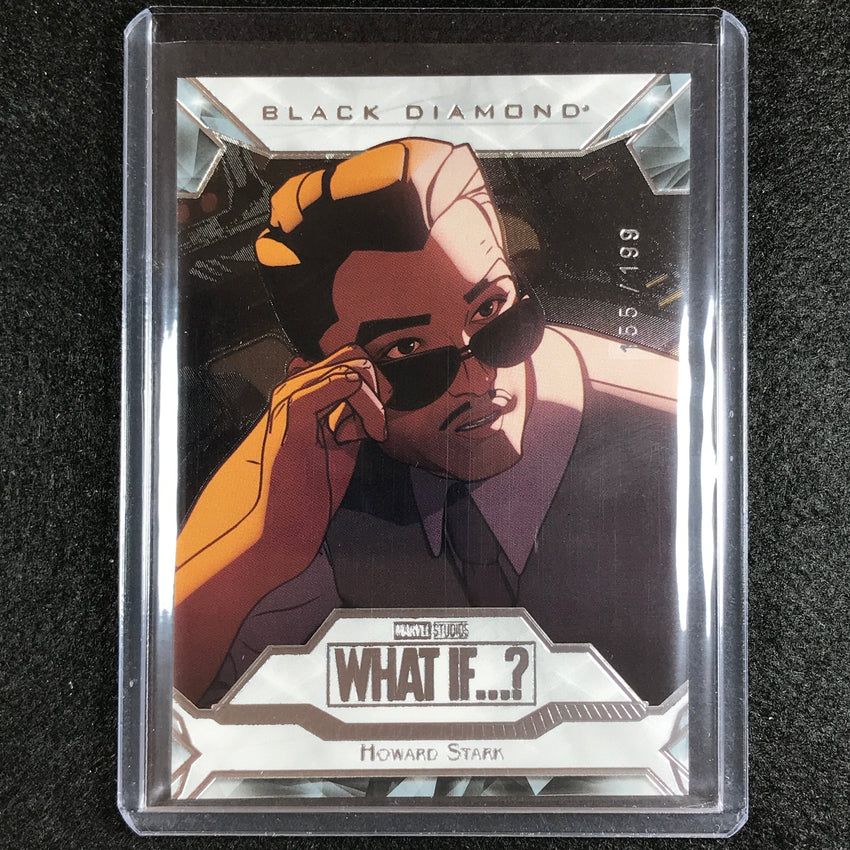 2023 Marvel What If... S1 Howard Stark Black Diamond Base Silver 155/199